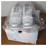 Women's White/Gray Golf Shoes by Bite