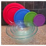 Pyrex Glass Mixing Bowls With Lids