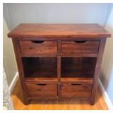 Wooden Storage Cabinet With Drawers