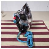 Vtg GE Steam Iron with Ironing Board