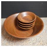Quality Heirloom Wood Serving Bowls