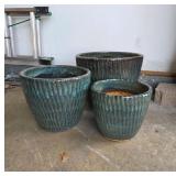 Glazed Ceramic Planters