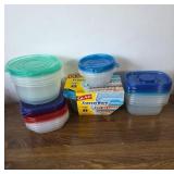 Glad FreezerWare Plastic Containers