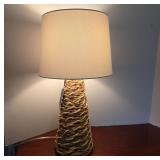 Nautica Table Lamp With Woven Base