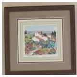 Signed Watercolor Depicting Chianti Scene