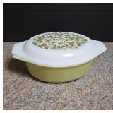 Pyrex Green Casserole Dish with Lid