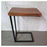 Wood and Metal Side Table
