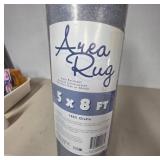 Gray Olefin 5x8 Area Rug