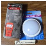 RadioShack Weather Radio and GE Touch Light