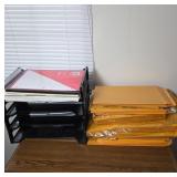 Office Supplies Including Stackable Trays