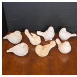 Ceramic and Resin Bird Figurines