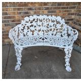 Victorian-Style Cast Iron Garden Bench
