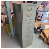 Metal Filing Cabinet with Four Drawers