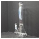 Clear Glass Beaker Pipe