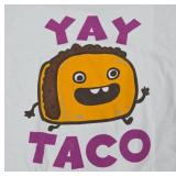 American Apparel XL T-Shirt With Taco Print