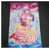 Anime-Inspired Fabric Wall Hanging