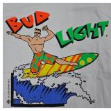 Bud Light Surfer Graphic T-Shirt XL