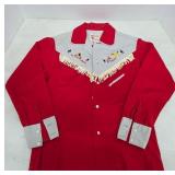 50's Red Roy Rogers Western Shirt