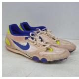 Nike Track Spikes with Blue and Yellow Accents