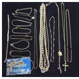 Gold-Tone Jewelry Necklaces Bracelets