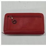 Amity Genuine Leather Wallet Red
