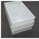 Clear Plastic VHS Cases in Shrink Wrap