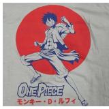 One Piece Graphic T-Shirt With Stains