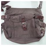 Francesco Biasia Nylon and Leather Bag