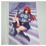 Anime-Themed Fabric Wall Scroll