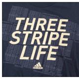 Adidas Three Stripe Life Graphic T-Shirt