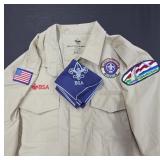 Boy Scouts of America Uniform Shirt and Neckerchie