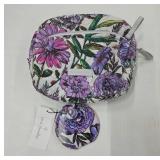 Vera Bradley Floral Pouch and Mirror