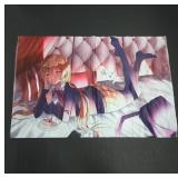 Anime-Style Fabric with Printed Design