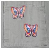 Faded Glory Utility Vest with Butterfly Design