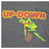 Up-Down Frog Graphic Gray T-Shirt