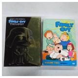 Family Guy Trilogy and Season 3 DVDs