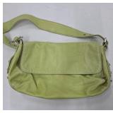 Francesco Biasia Green Fabric Shoulder Bag