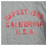 Gap Gray T-Shirt, XL, California Print