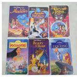 Walt Disney VHS Clamshell Movies