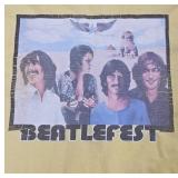 Beatlefest T-Shirt, Yellow Size Small