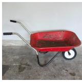 Radio Flyer Red Steel Wheelbarrow