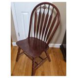 Wooden Windsor-Style Chair