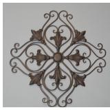 Wrought Iron Decorative Wall Plaque