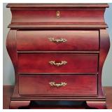 Mahogany Jewelry Chest with Felt Lining