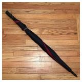 Nautica Black and Red Umbrella