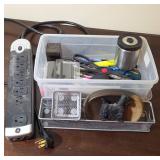 Office Supplies With Power Strip