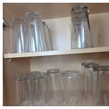 Glassware Tumblers in Clear Design