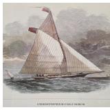 Framed Nautical Print 'Christopher Columbus'