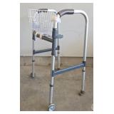 Aluminum Walker with Wire Basket