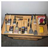 Various Painting and Scraping Tools